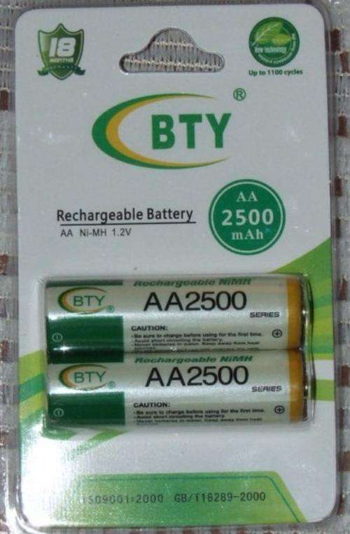 AA rechargeable batteries 2500mAh. Free shipping!!!!!!!!!!!!!